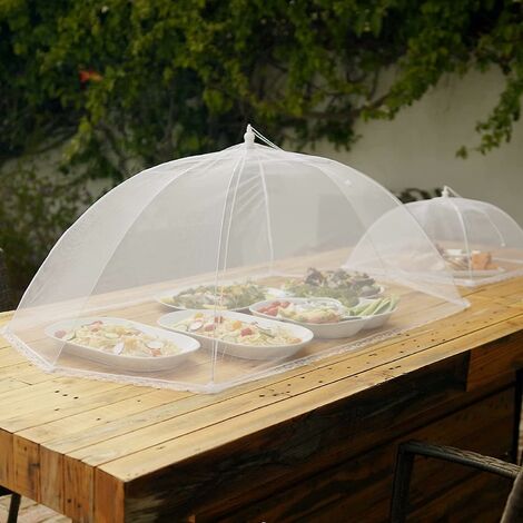 Pop-up Collapsible Mesh Net Food Cover - Hexagon (Assorted Colours)