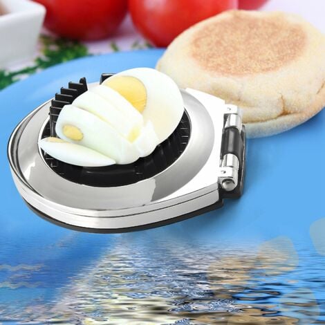 BIBURY Slicer for Hard Boiled Eggs, Egg Cutter Heavy Duty for Strawberry  Mushroom Soft Fruit, Stainless Steel Wire with 3 Slicing Styles, Easy to