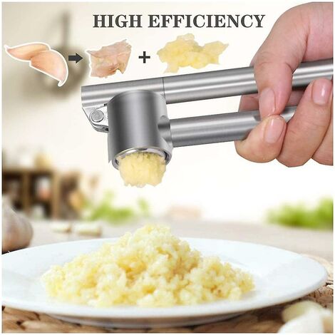 Silver Stainless Steel Ginger Garlic Crusher, For Kitchen, Size: 14cm