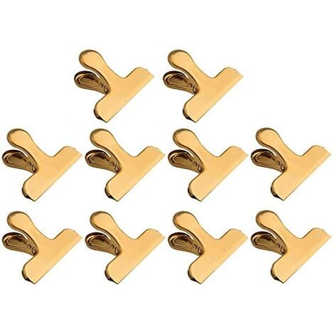 10 Pack French Frieze Bag Clips Stainless Steel 3 Heavy Duty Bag Clips   98093376 1 