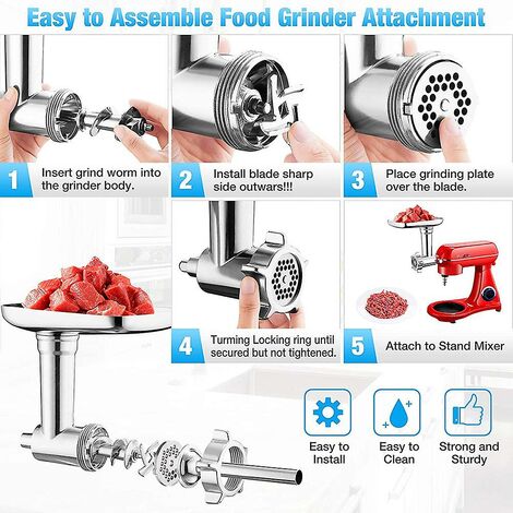 Meat grinder 2024 with attachments