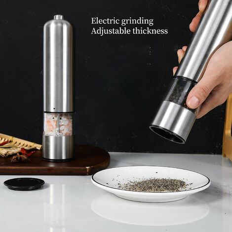 Gravity Electric Salt And Pepper Grinder Set Automatic Pepper And Salt Mill  Grin