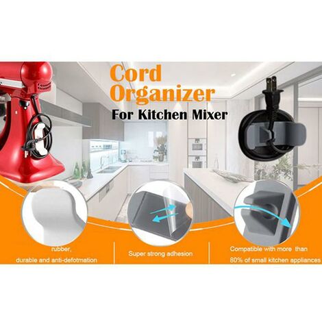 Kitchen Cord Organizer, 4 Pcs Cord Wrap Cord Holder Cable Organizer for  Storage Small Home Appliances, Mixer, Blender, Coffee Maker, Pressure  Cooker