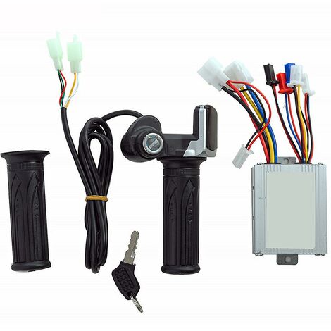 Electric Bicycle Accessories 36v 500w Controller And Throttle Screw Grip Motor  Controller For Elect