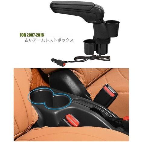 Car Armrest Storage Box With Cup Holder Center Console Elbow Support For  Jimny Jb43 Jb53 2007