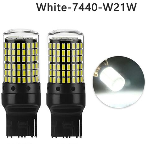 7440 W21W LED Bulbs 3014 144SMD LED Canbus No Error 1156 Ba15s LED