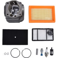 49mm Cylinder Piston Air Fuel Filter Kit for Stihl TS400 Concrete Cut Off Saw Replace 4223 020 1200