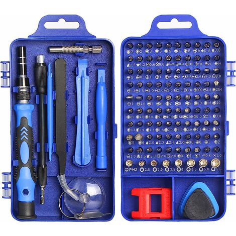 LYCXAMES 115 En 1 Tournevis Precision Kit Tools, Portable Kit