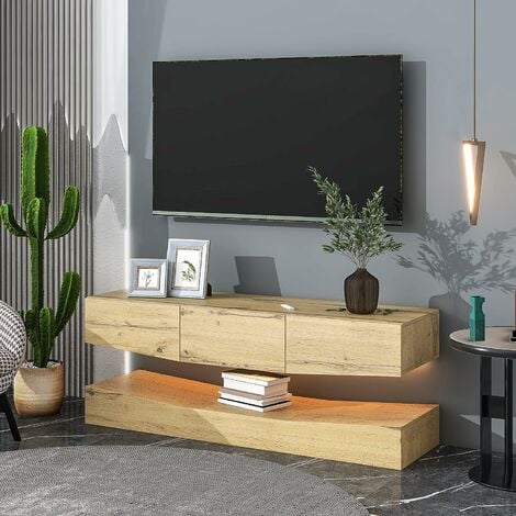 Led tv wooden stand for deals wall