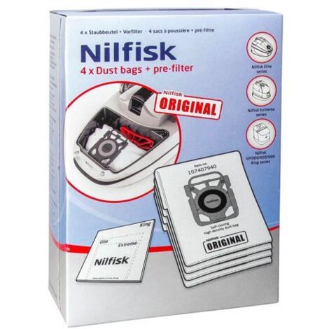 Original Nilfisk Staubsaugerbeutel 4 Stk. (1/10)
