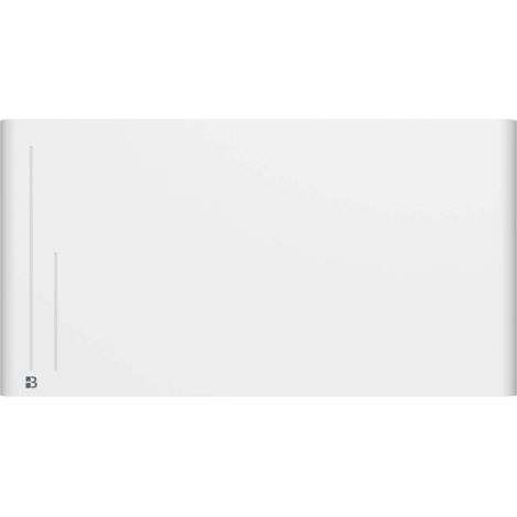 Radiateur électrique fixe à inertie sèche céramique 2000W Bestherm ALBA horizontal blanc
