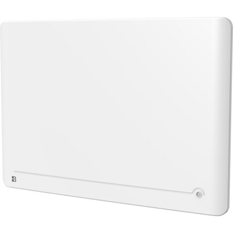 Radiateur électrique fixe à inertie sèche céramique 2000 W plug & play avec détecteur de présence Bestherm DIANE horizontal blanc