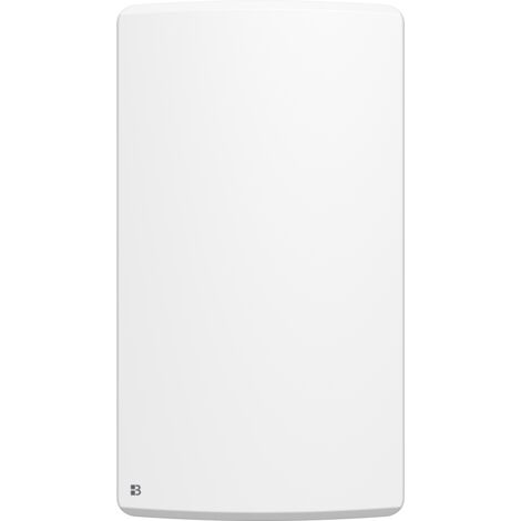 Radiateur électrique fixe à inertie sèche céramique 1500W Bestherm ARIA vertical blanc