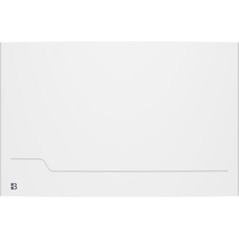 BESTHERM - Radiateur électrique fixe à inertie sèche fonte 1500W Bestherm BIA horizontal blanc