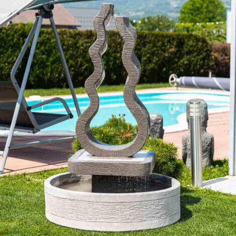 Fuente de jardín llama 160 cm (1/5)