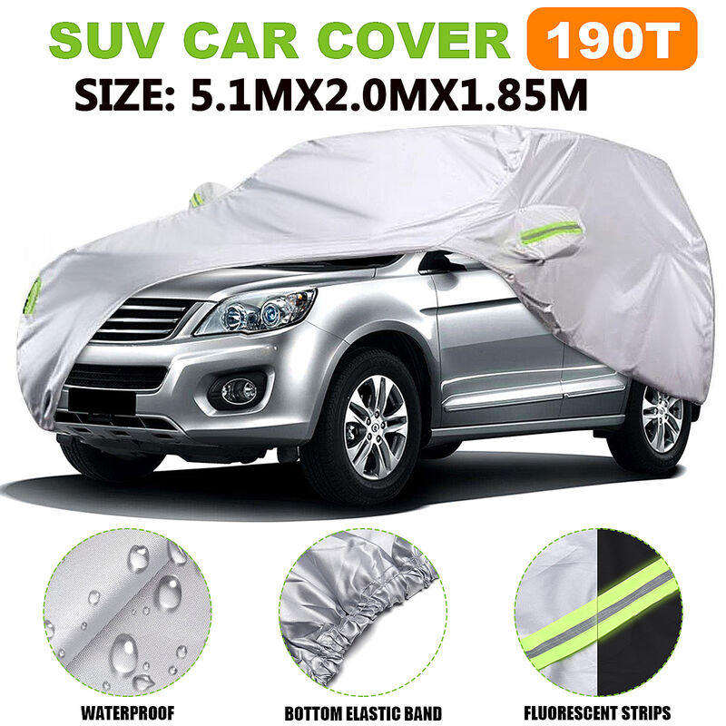 SUV Full Car Cover Wasserdichter Sonnen UV-Schneestaub Regenschutz