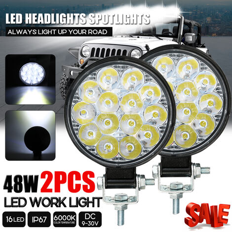 Auto-LED-Leuchten Außen-Tagfahrlicht, 32 Zoll (80 cm) 48 LEDs Drl