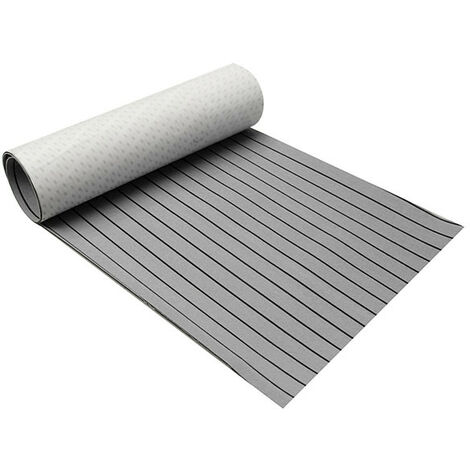 240x60cm Grau EVA Schaum Bodenbelag Matte Deck Teppich  Selbstklebend Yacht Boot