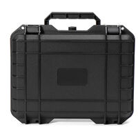 Wasserdichter Hartplastik-Tragekoffer Werkzeugaufbewahrungsbox Tragbarer Organizer + Schaumstoff Fantablau