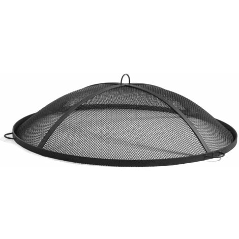 Couvre-feu pour foyer de jardin, 79cm de diamètre, acier naturel, CookKing, 111312