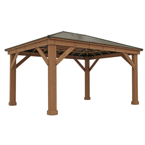 Westmann Pavillon en bois Devon 1216  Nature  490x371x315 cm (1/5)