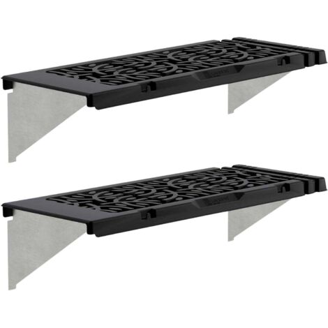 Palram - Canopia serre étagère Signature  set de 2 pièces  Anthracite  65x27 cm (1/6)