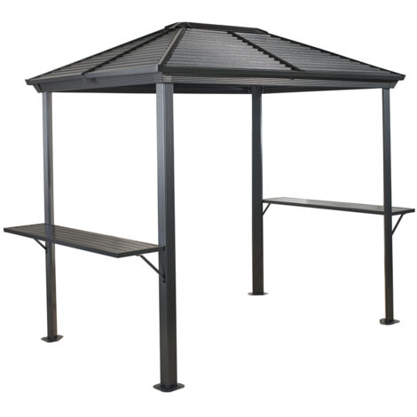 Sojag Aluminium Grill Pavillon Ventura 58 Gris basalte (1/4)