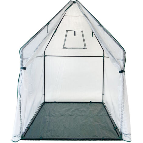 Westmann – Tente d'hivernage et serre en film plastique Chili – 120x120x180 cm – Structure en acier – Protection contre gel et UV – Montage rapide sans outil