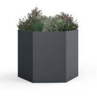 Westmann Varia 77 Bac surélevé en métal hexagonal Anthracite