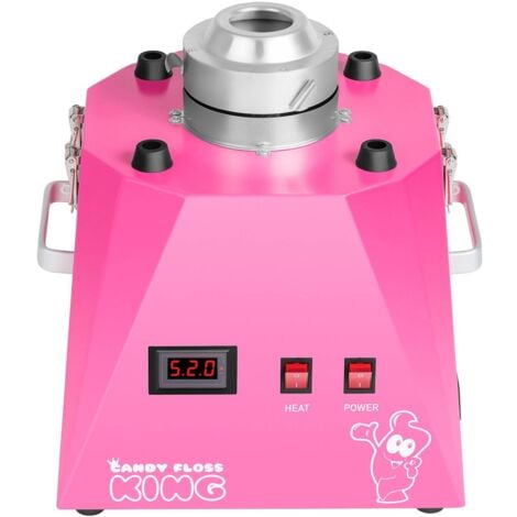 Machine A Barbe A Papa Rose Festivites 1 Unite / 30 S Sucre 52 Cm Inox