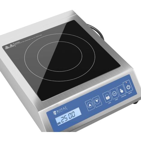 Plaque Cuisson Induction Plaque Vitrocéramique Tactile Minuterie 1 Foyer 3500w