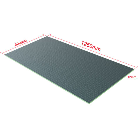 AICA 1250x600x12mm Tablero de respaldo de azulejos de XPS, Tablero de aislamiento impermeable, Panel de construcción