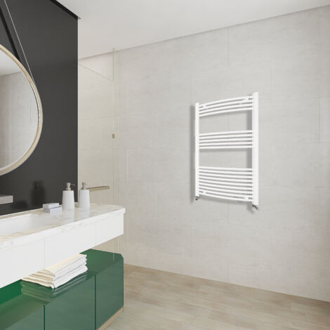 AICA Toallero secatoallas radiador blanco 115x55cm calefacción en sistema circuito de agua caliente válido (1/5)