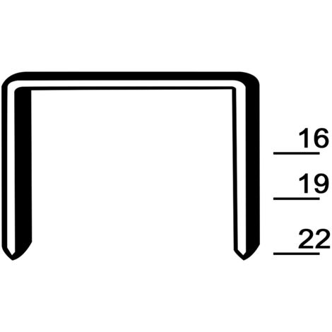 Prebena Heftklammern, 7500 Stk.  B22CLF (1/2)