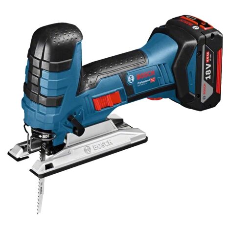 Bosch Akku-Stichsäge GST 18 V-LI S inkl. 2x 4,0 Ah Akkus / 06015A5107