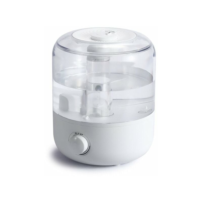 Humidificador, humidificador de aire de llenado superior de 2,5 l, humidificador de bebé con boquilla giratoria de 360° y súper silencioso para dormitorio, bebé, apagado automático