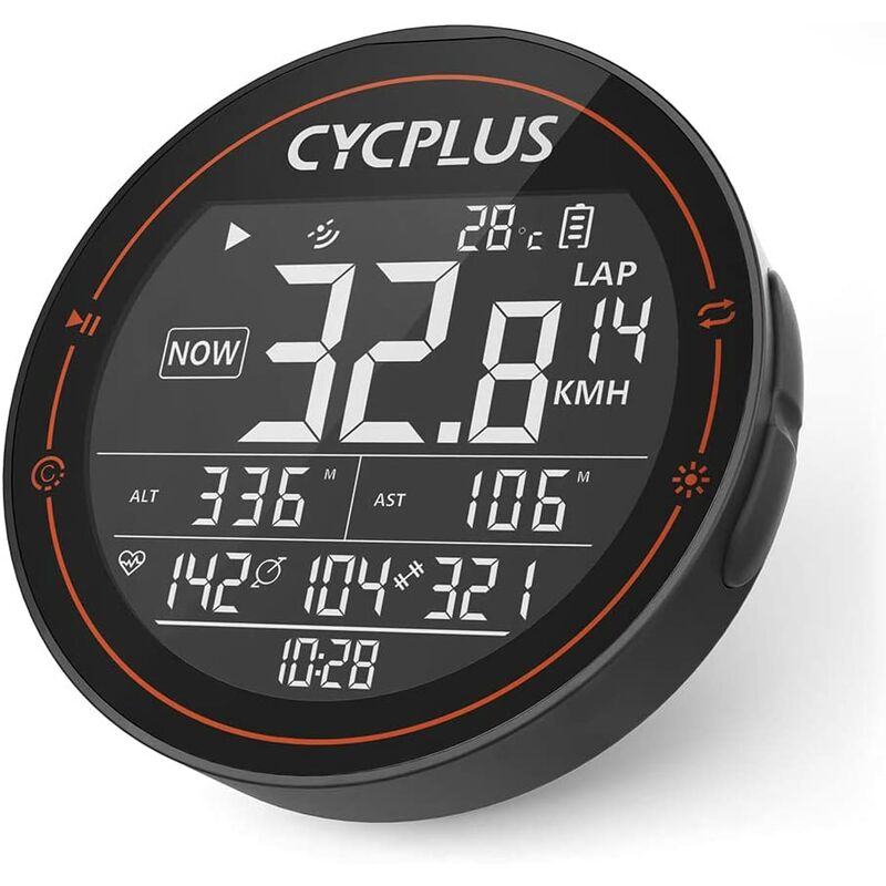 Computadora de bicicleta GPS, computadora de bicicleta inalámbrica, velocímetro, odómetro, rastreador de ciclismo a prueba de agua, Ant + Bluetooth 5.0, pantalla LED de 2.5 pulgadas, computadora de bicicleta de montaña M2