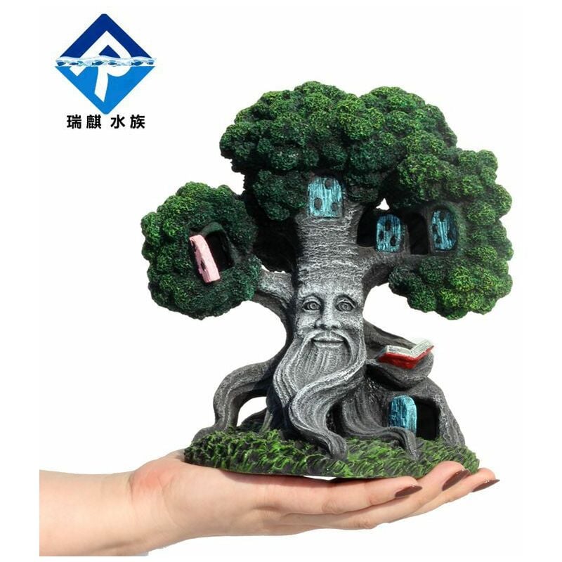 El árbol de Josué (20 cm de alto) para la felicidad de las hadas y los enanos: un accesorio para tu jardín encantado