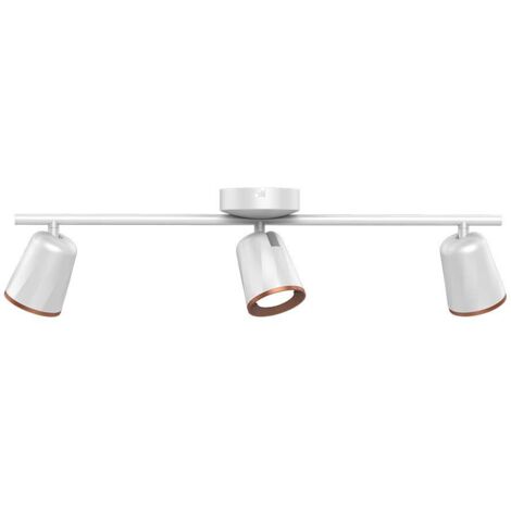 V-TAC 18W Dreifach-LED-Wandstrahler mit verstellbarem Kopf, Weiß, Warmweiß, IP20