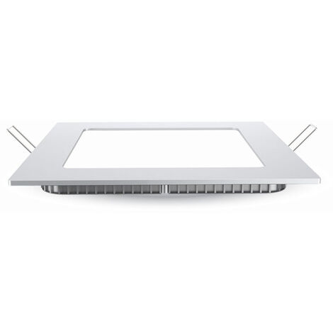 V-TAC VT-607SQ Mini quadratisches LED-Einbaupanel 6W weiß + Netzteil kaltweiß 6400K SKU 214865