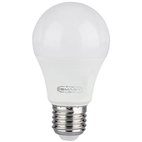 V-TAC E27 11W A60 LED-Glühbirne Google/Alexa RGB+3in1 dimmbar