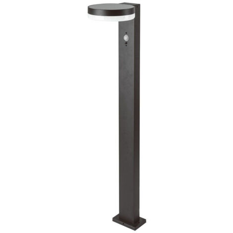 V-TAC Solar LED Garten Stehleuchte PIR Sensor 5,5W Schwarz Gehäuse 155299155mm Warmweiß IP54