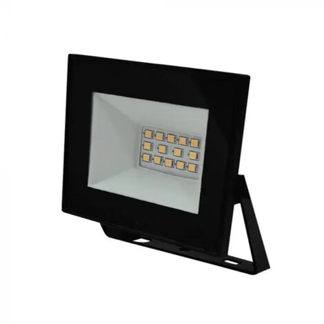 V-TAC E-Serie 10 W Slim SMD LED-Flutlicht mit integriertem Treiber, Schwarz, 6500 K, IP65 (1/5)