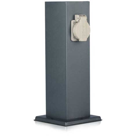 2-fach Steck Dosen Säule Garten Energie Verteiler Terrassen Außen Strom Versorger V-Tac 8820