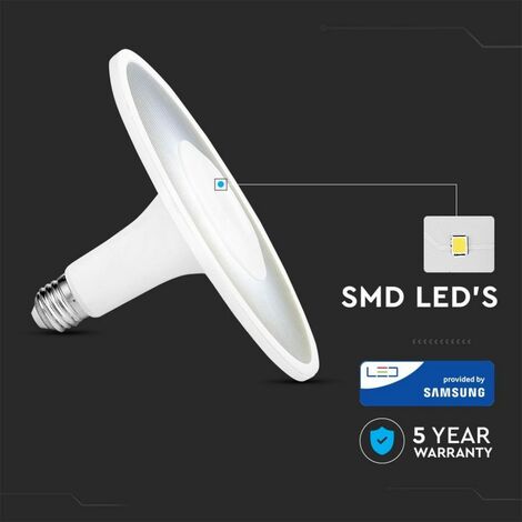 V-TAC PRO VT-2311 11W LED UFO-Acryl Lampe Bulb Chip Samsung SMD E27 neutralweiß 4000K - SKU 2782