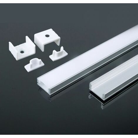 V-tac aluminium profil 2mt fÜr led streifen silber vt-8113 3355