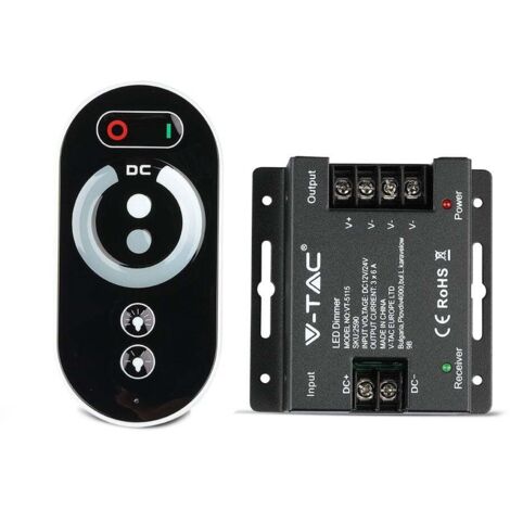 V-TAC VT-5115 RF Controller dimmer für LED-Streifen mit Touch-Fernbedienung - SKU 2590