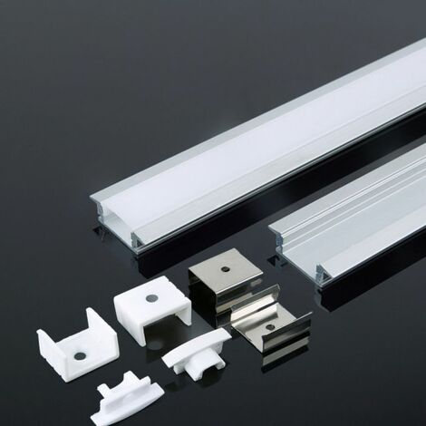 2 aluminium-profilmeter fr led-streifen im innenbereich vt-8106 3350
