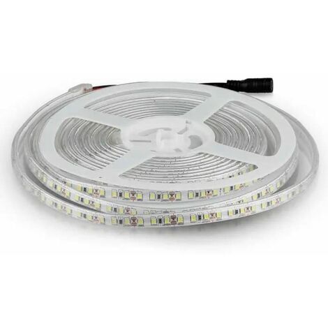 V-TAC LED-Streifen SMD 8W/m 5m 120 LED/m 12V Kaltweiß IP65 9,2mm