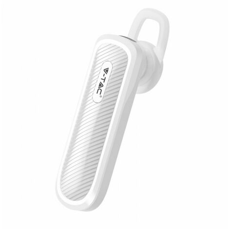 V-TAC Einzelnes Bluetooth-Headset zum Fahren, 70 mAh, Farbe: Weiß (1/5)